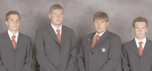 Nikolay Afanasiev, Alexander Gruzdov, Igar Yashin, Andrey Pavlov